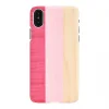 MAN&WOOD iPhone X/XS pink pie white puzdro thumbnail