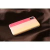 MAN&WOOD iPhone X/XS pink pie white puzdro thumbnail