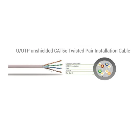 Sbox UTP-1Y CAT5E 1 m žltý UTP kábel - 3