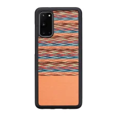 MAN&WOOD Browny Check Black puzdro pre Samsung Galaxy S20