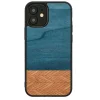 MAN&WOOD iPhone 12 mini puzdro denim black thumbnail