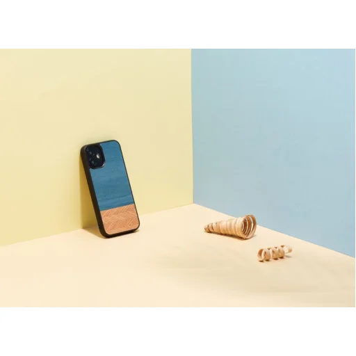 MAN&WOOD iPhone 12 mini puzdro denim black - 4