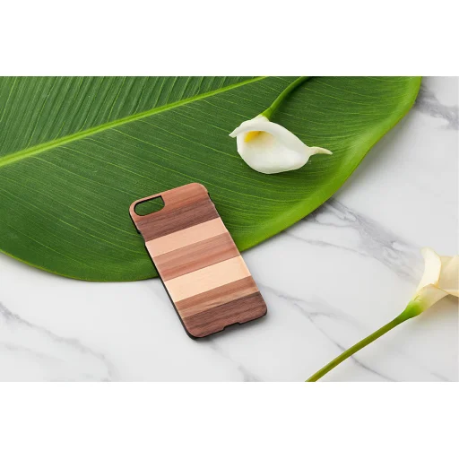 MAN&WOOD sabbia black puzdro pre iPhone 7/8/SE (2020) - 2