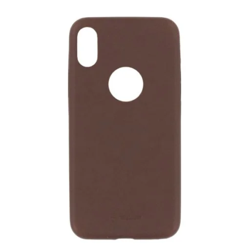 Tellur Cover Slim puzdro zo syntetickej kože pre iPhone X/XS, hnedé - 1