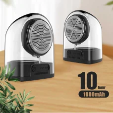 Devia Crystal Series TWS reproduktory so silikónovým puzdrom (2 ks), čierne