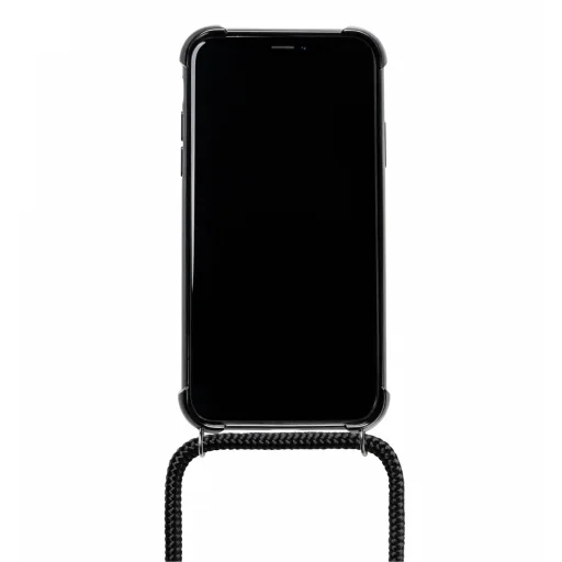 Lookabe Necklace Snake Edition iPhone Xr strieborno-čierne puzdro so šnúrkou na krk - 3