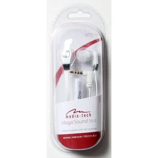 Media-Tech MT3556W MagicSound DS-2 White stereo slúchadlá s mikrofónom - 4
