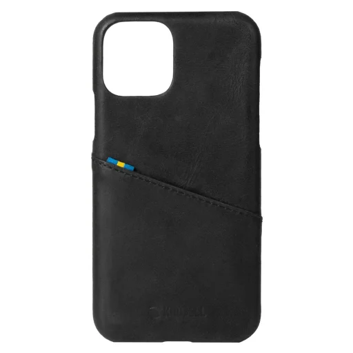 Krusell Sunne CardCover Apple iPhone 12 mini kožené puzdro vintage čierna (62155) - 3