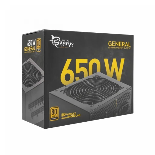 White Shark GPSU-G650M General 650W 80+ Gold plne modulárny ATX napájací zdroj - 8