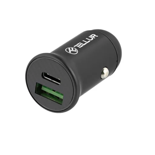 Tellur autonabíjačka PD60W QC30W FCC7 čierna - 1