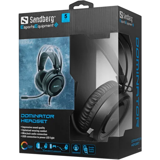 Sandberg 126-22 Dominator herný headset - 5