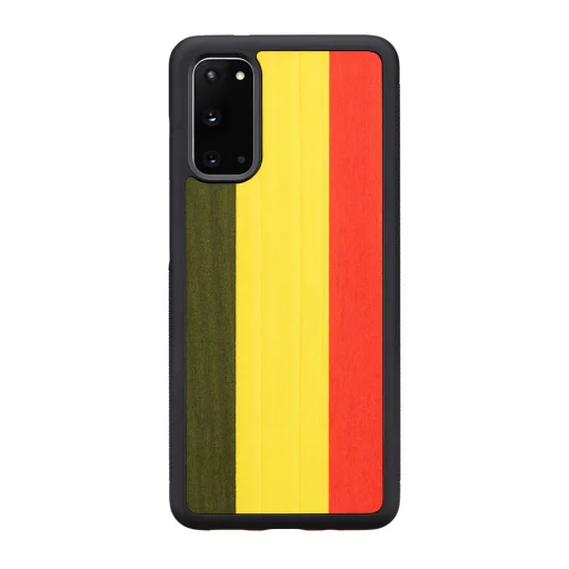 MAN&WOOD tok Samsung Galaxy S20-hoz reggae black - 1