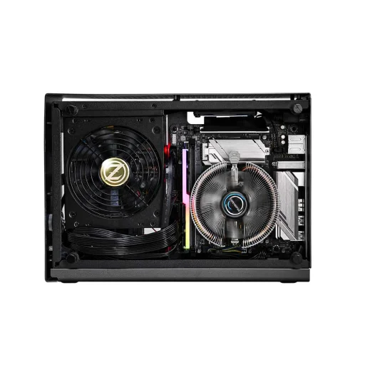Zalman M2 Mini ITX Silver počítačová skriňa - 2
