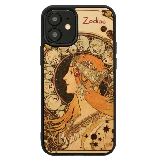 MAN&WOOD zodiac black puzdro pre Apple iPhone 12 mini - 1