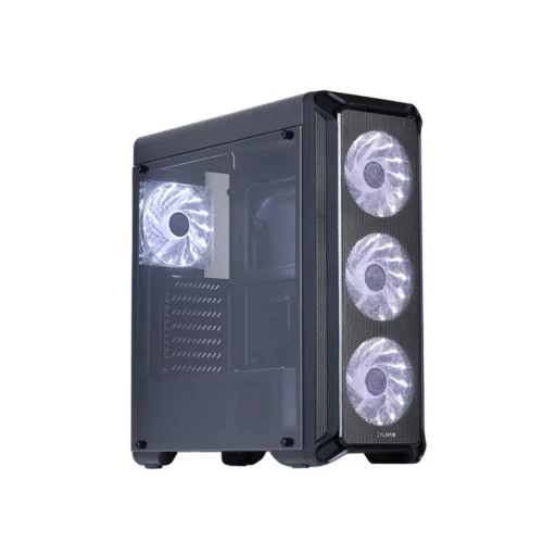 Zalman I3 ATX čierna počítačová skriňa so 4 LED ventilátormi - 1