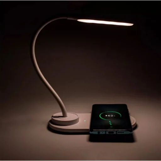 Denver LQI-55 LED stolná lampa s bezdrôtovou QI nabíjačkou - 5