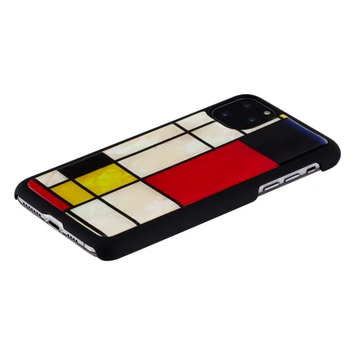 iKins iPhone 11 Pro Max mondrian black flipové puzdro - 2