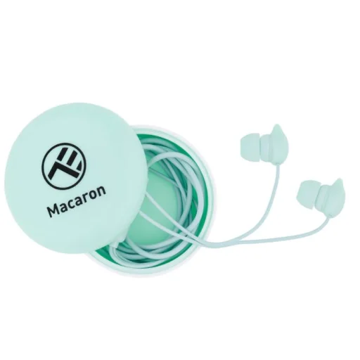 Tellur In-Ear Headset Macaron modré káblové slúchadlá - 2