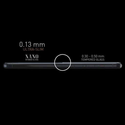 Sbox Nano Hybrid Glass 9H Apple iPhone 12 Pro Max ochranné sklo - 5