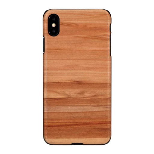 MAN&WOOD iPhone XS Max cappuccino black puzdro - 1