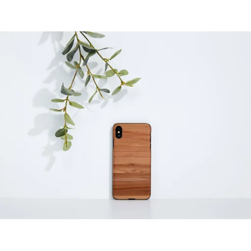 MAN&WOOD iPhone XS Max cappuccino black puzdro - 3