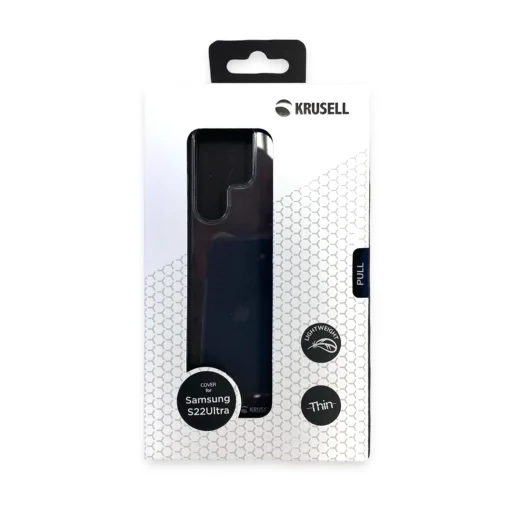 Krusell SoftCover Samsung Galaxy S22 Ultra priehľadné puzdro (62457) - 2