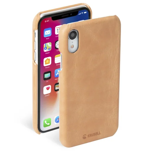Krusell Sunne Cover Apple iPhone XR vintage nude puzdro - 1