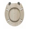 Beldray LA033710WOAKPFEU7 drevené MDF WC sedadlo - biely dub thumbnail
