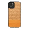 MAN&WOOD puzdro so vzorom rybej kosti Arancia čierne pre iPhone 12 Pro Max thumbnail