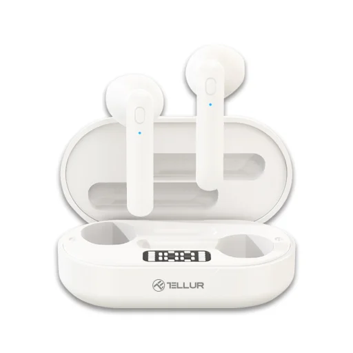 Tellur Flip True Wireless slúchadlá biele - 1