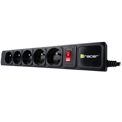 Tracer 46843 PowerWatch 1,5 m čierna prepäťová ochrana - 3