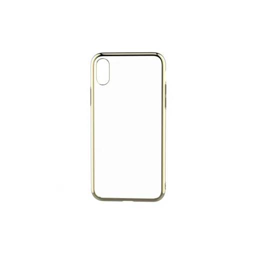 Devia Glitter Soft Case (TPU) iPhone XS/X (5.8) zlaté puzdro - 1
