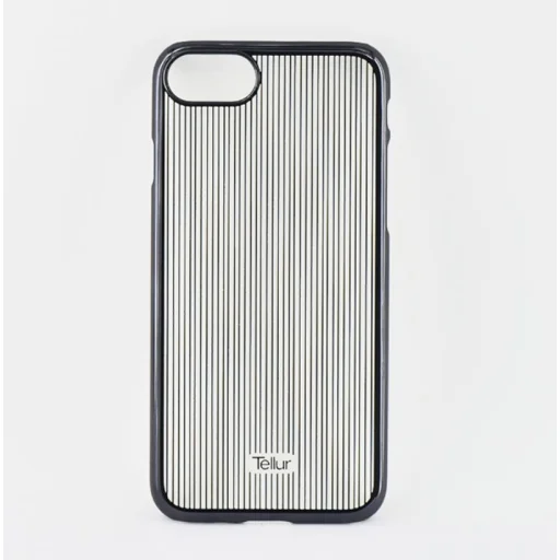 Tellur Cover pevný kryt pre iPhone 7, čierny, vertikálne pruhovaný - 2