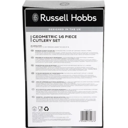 Russell Hobbs RH01519EU7 Geometric 16-dielna súprava príborov - 4