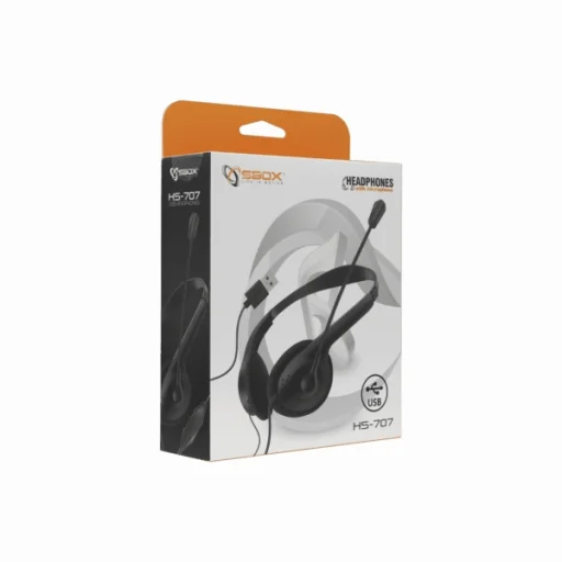 Sbox HS-707 USB slúchadlá s mikrofónom - 6