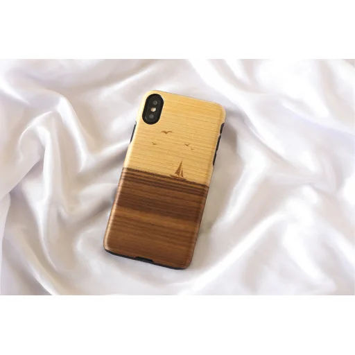 MAN&WOOD iPhone X/XS mare čierne puzdro - 3