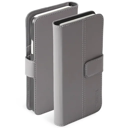 Krusell Loka FolioWallet 2in1 Apple iPhone XS Max sivé flipové puzdro - 1