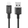 Orsen S9M USB-A – MicroUSB 2.1A 1 m čierny kábel thumbnail