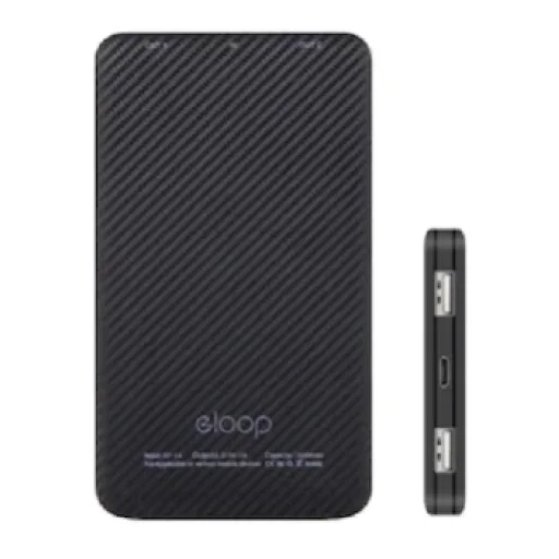 Eloop E30 prenosná powerbanka 5000mAh čierna - 3