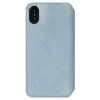 Krusell Broby SlimWallet flipové puzdro so 4 priehradkami na karty pre Apple iPhone XS Max, svetlomodré thumbnail