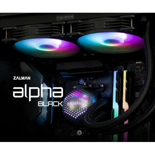 Zalman Alpha 24 240 mm biely kvapalinový chladič CPU - 3