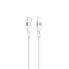 Tellur Silicone Type-C - Type-C PD60W 1 m biely kábel thumbnail