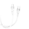Tellur Silicone Type-C - Type-C PD60W 1 m biely kábel thumbnail