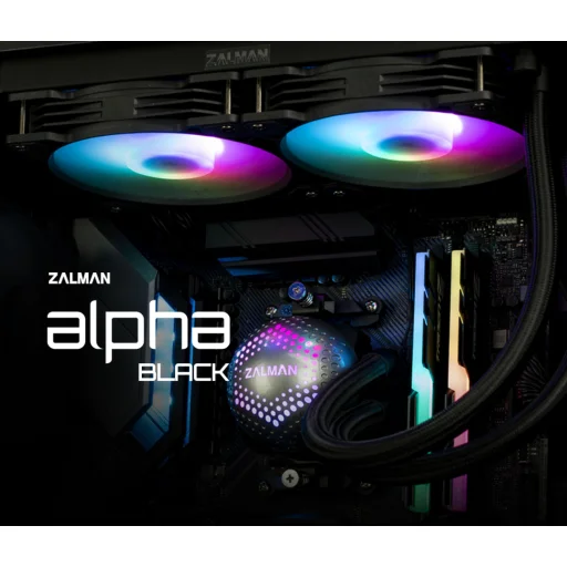 Zalman Alpha 28 280 mm biely kvapalinový chladič - 3