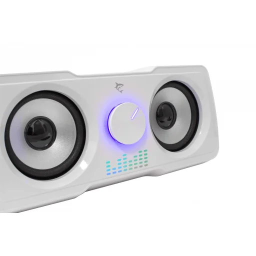 White Shark MOOD GSP-968 RGB Gaming 2.2 reproduktorový systém, biely - 3