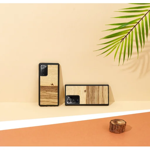 MAN&WOOD Terra Black puzdro pre Samsung Galaxy Note 20 Ultra - 4