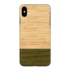MAN&WOOD iPhone X/XS bambusový les čierne flipové puzdro thumbnail