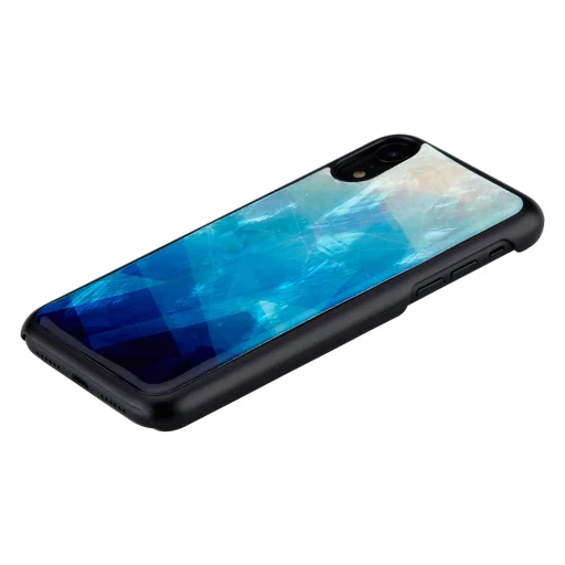 iKins puzdro na smartfón pre iPhone XR modré jazero/čierne puzdro - 2
