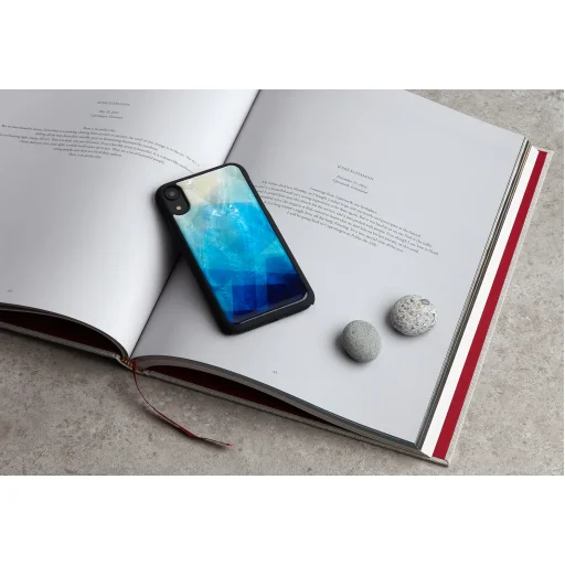 iKins puzdro na smartfón pre iPhone XR modré jazero/čierne puzdro - 3