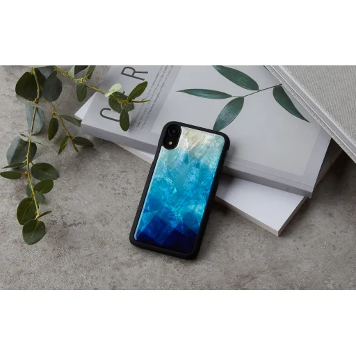 iKins puzdro na smartfón pre iPhone XR modré jazero/čierne puzdro - 4